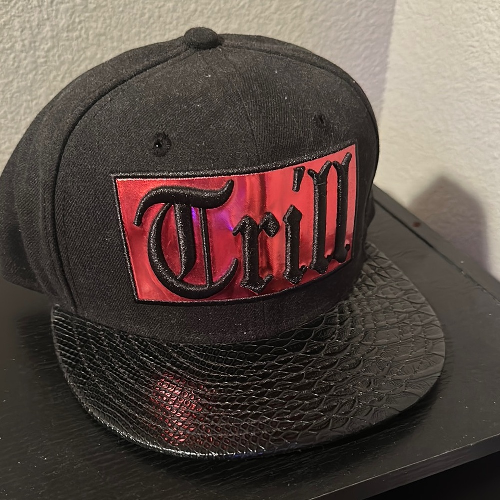 New Era Trill Blackletter Foil Block Snakeskin Visor 950 Snapback Hat